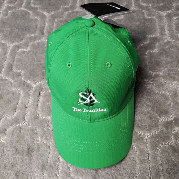 Nike Green Golf Cap ADULT SIZE OSFM sa the tradition strapback windproof hat nwt - Picture 4 of 9